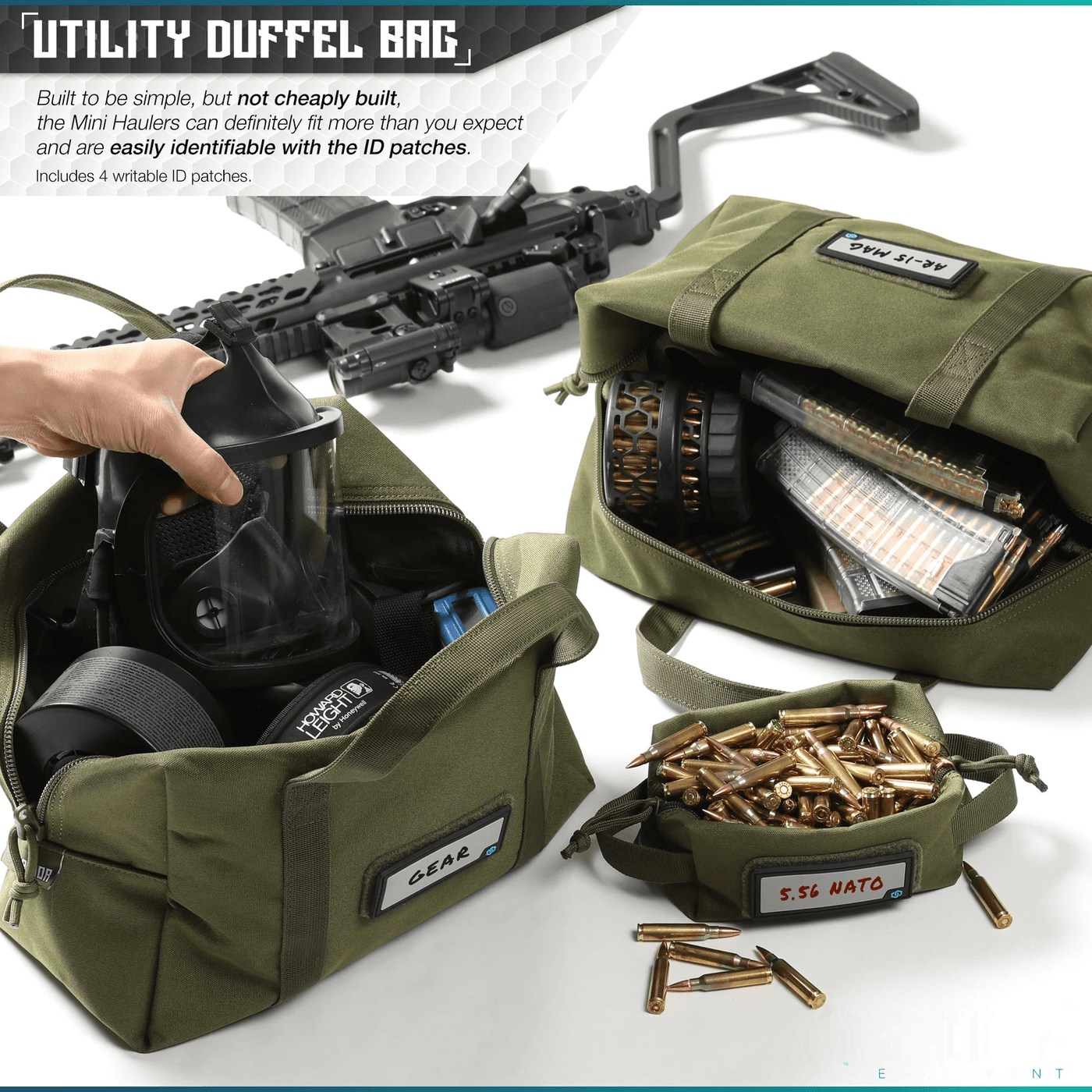 backpack mini duffel attachment Mini Hauler Duffel Bag | Range Gear