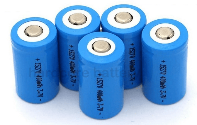 2  Pack 15270 ICR15270 400mAh 3.7V Lithium Batteries