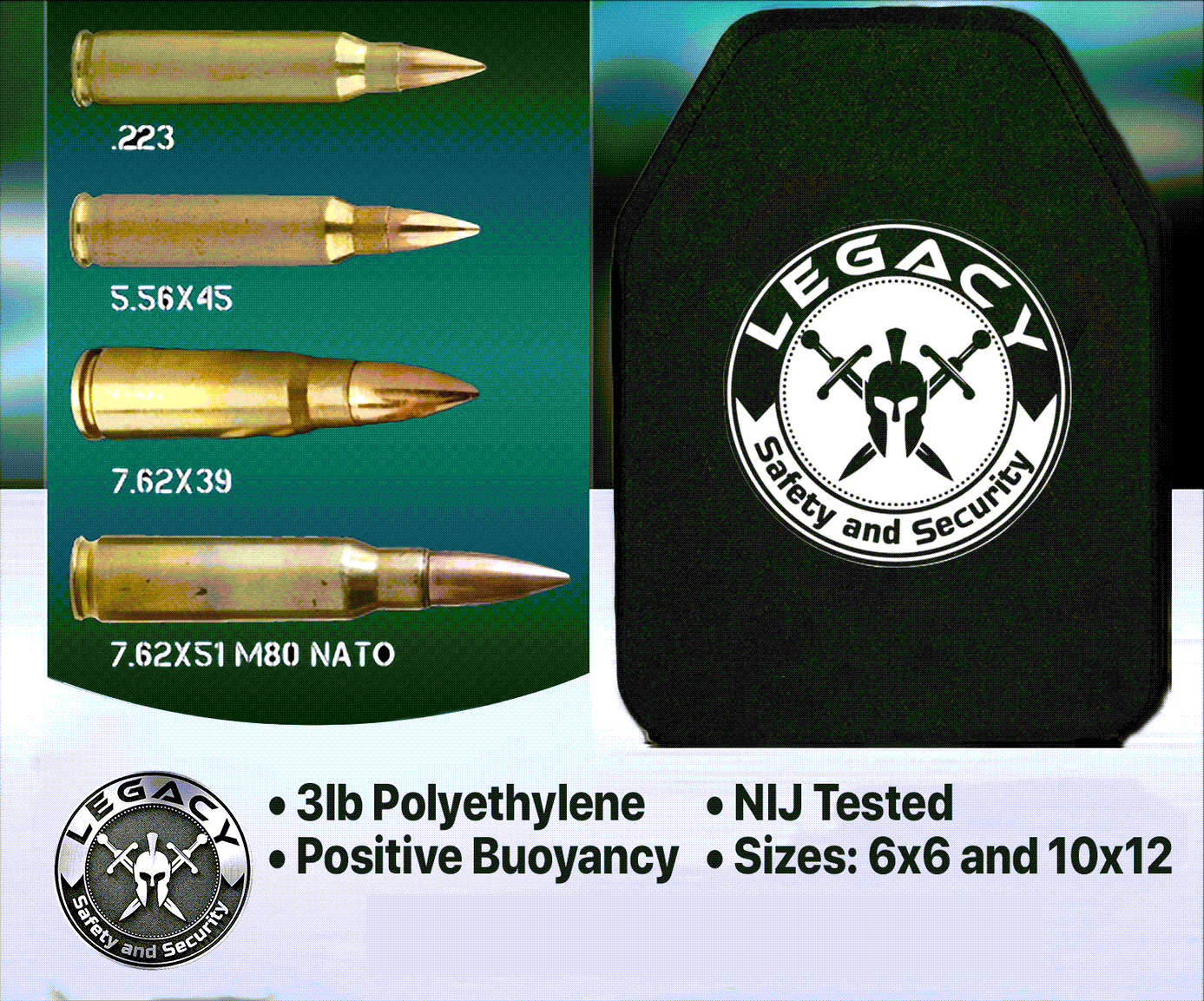 S.A.M. Level III Plate - 3lbs