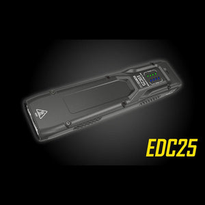 Nitecore EDC25 3000 Lumen USB-C Rechargeable Flat EDC Flashlight