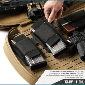AR-15/AK-47 Mag Holder - Hook Backing (Multiple Slots)