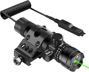 Feyachi GL6 Tactical Green Laser Sight with Versatile Mounting ML59 M-lok Rail Mount and Pressure Switch