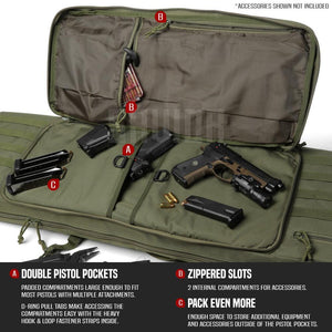 The AR-15 Liberty Package with Illuminated Scope, Vertical Foregrip and 42" American Classic Double Case