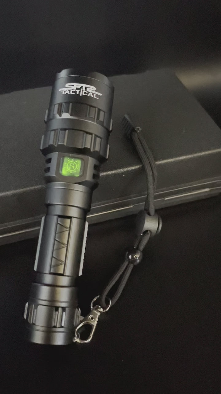 Tactical Multi Color Flashlight - 1600 Lumens