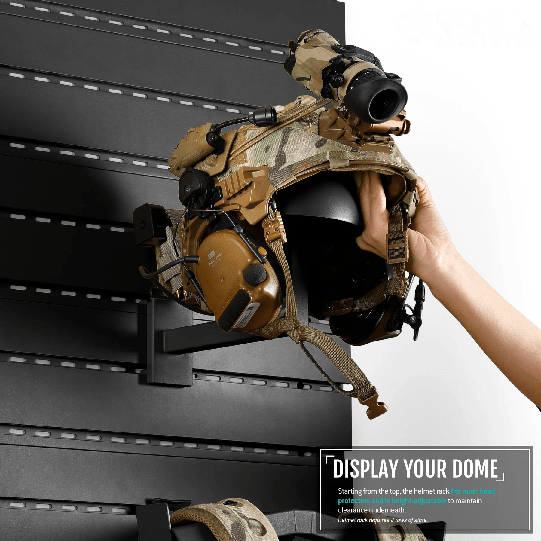 Wall Rack System - Helmet Rack - SFT2 Tactical
