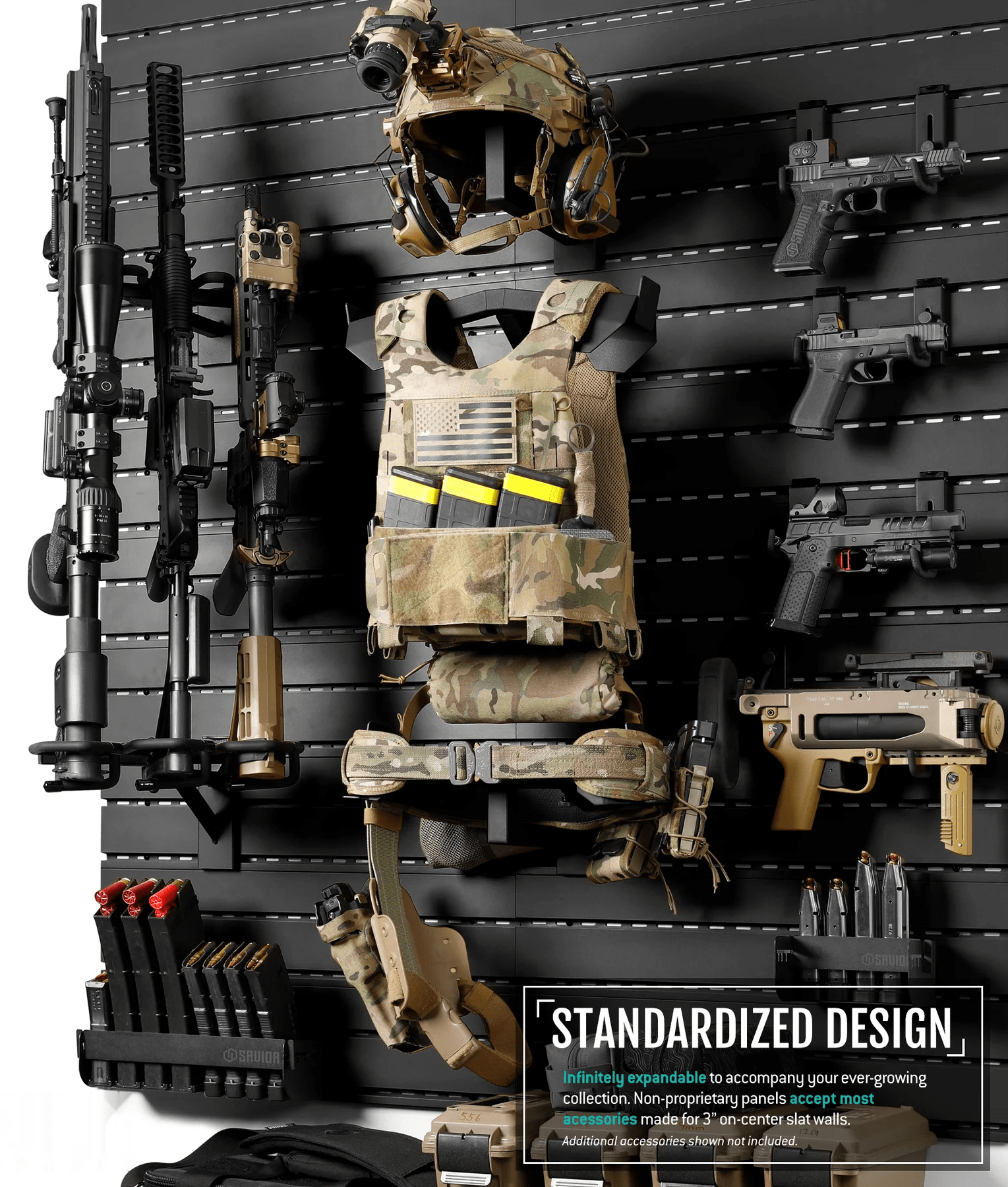 Wall Rack System - Armor Rack - SFT2 Tactical