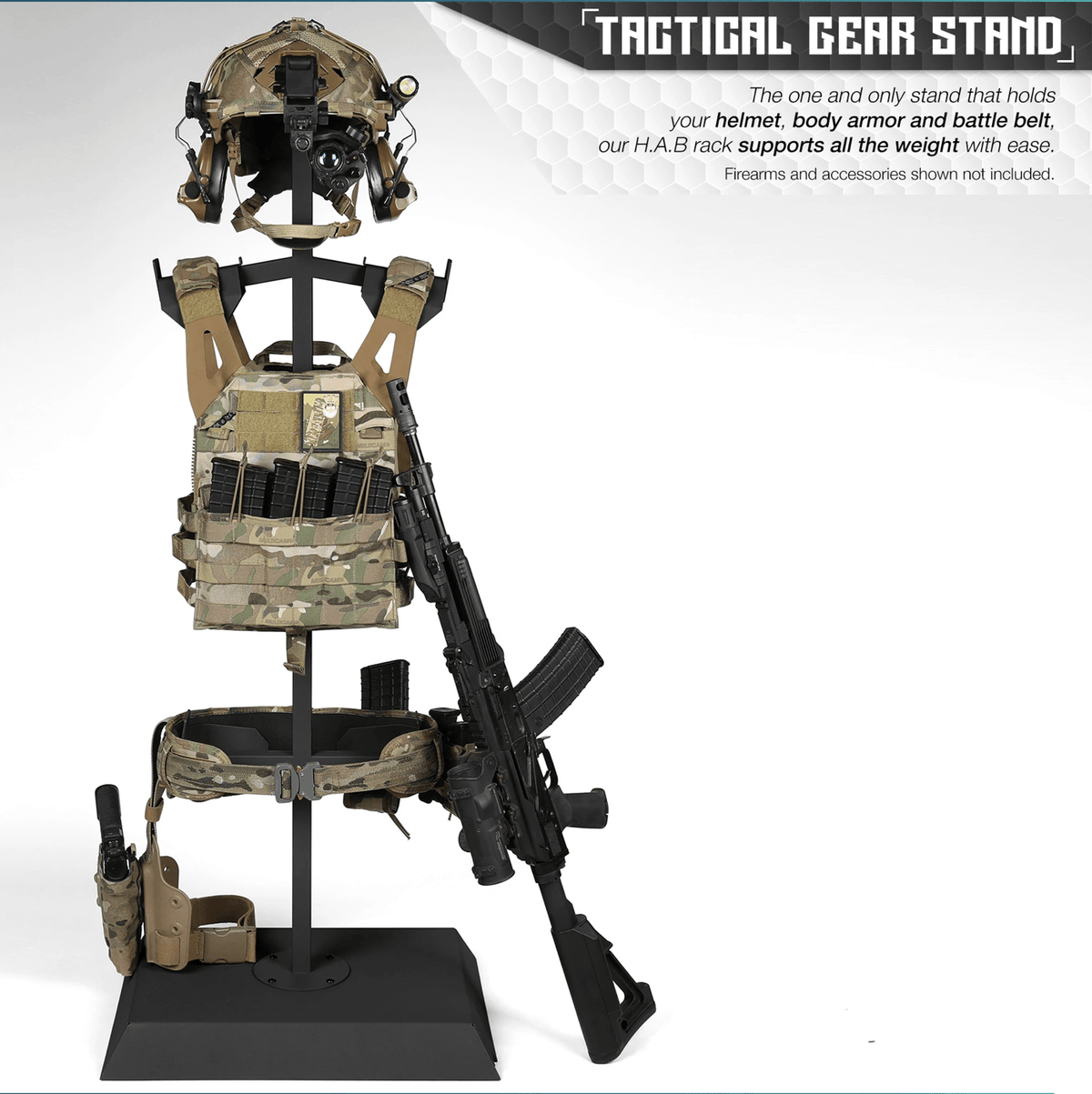 2A-Display Package | TACTICAL GEAR RACK | HORIZONTAL WALL RACK | SFT2 ...