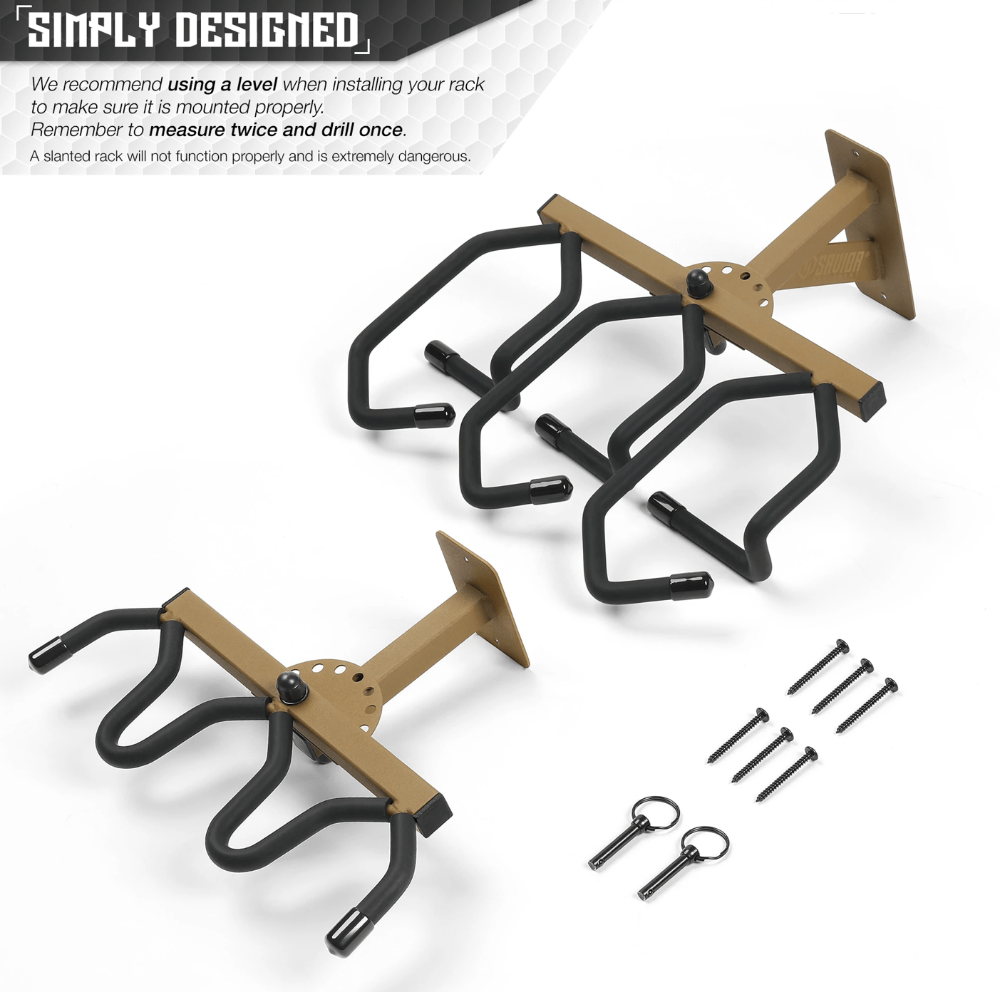 3 Slot Adjustable Wall Rack - SFT2 Tactical