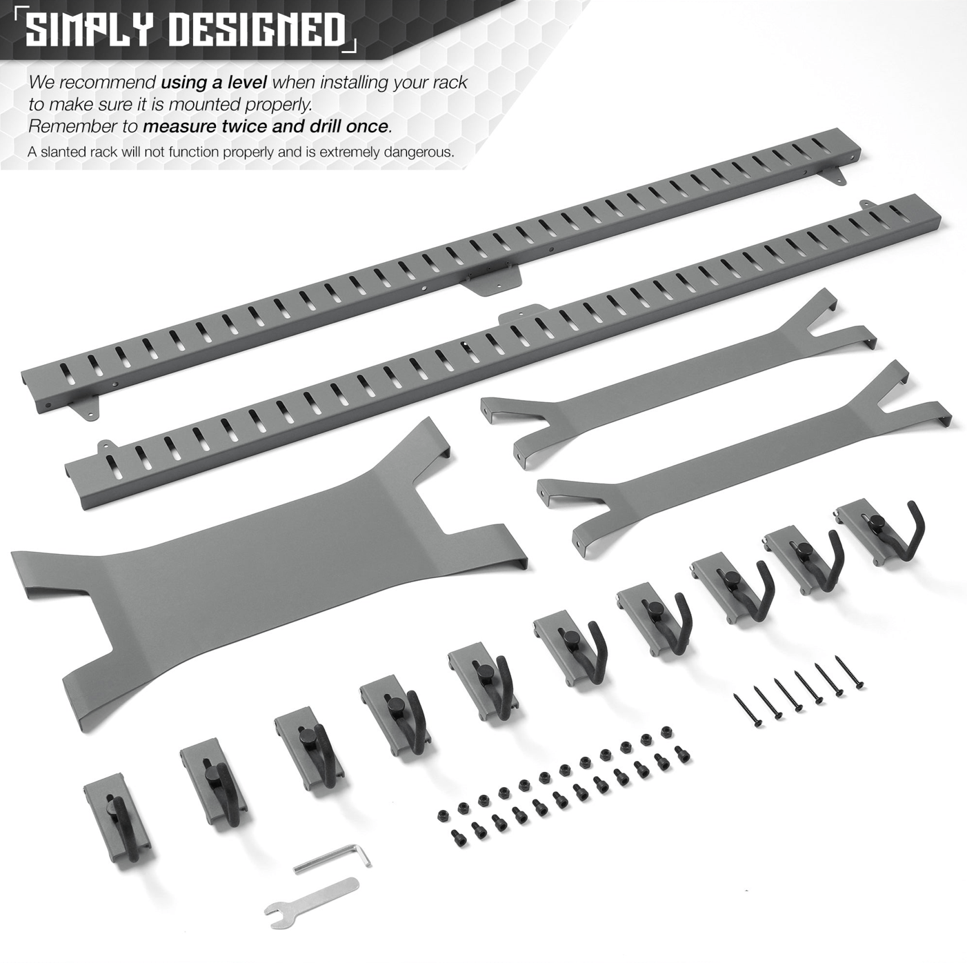 Horizontal Wall Rack