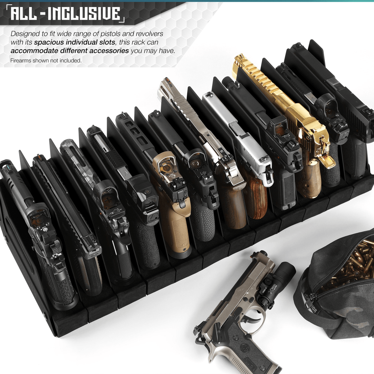 Pistol Rack (4/6/8/12 Slots) | SFT2 Tactical
