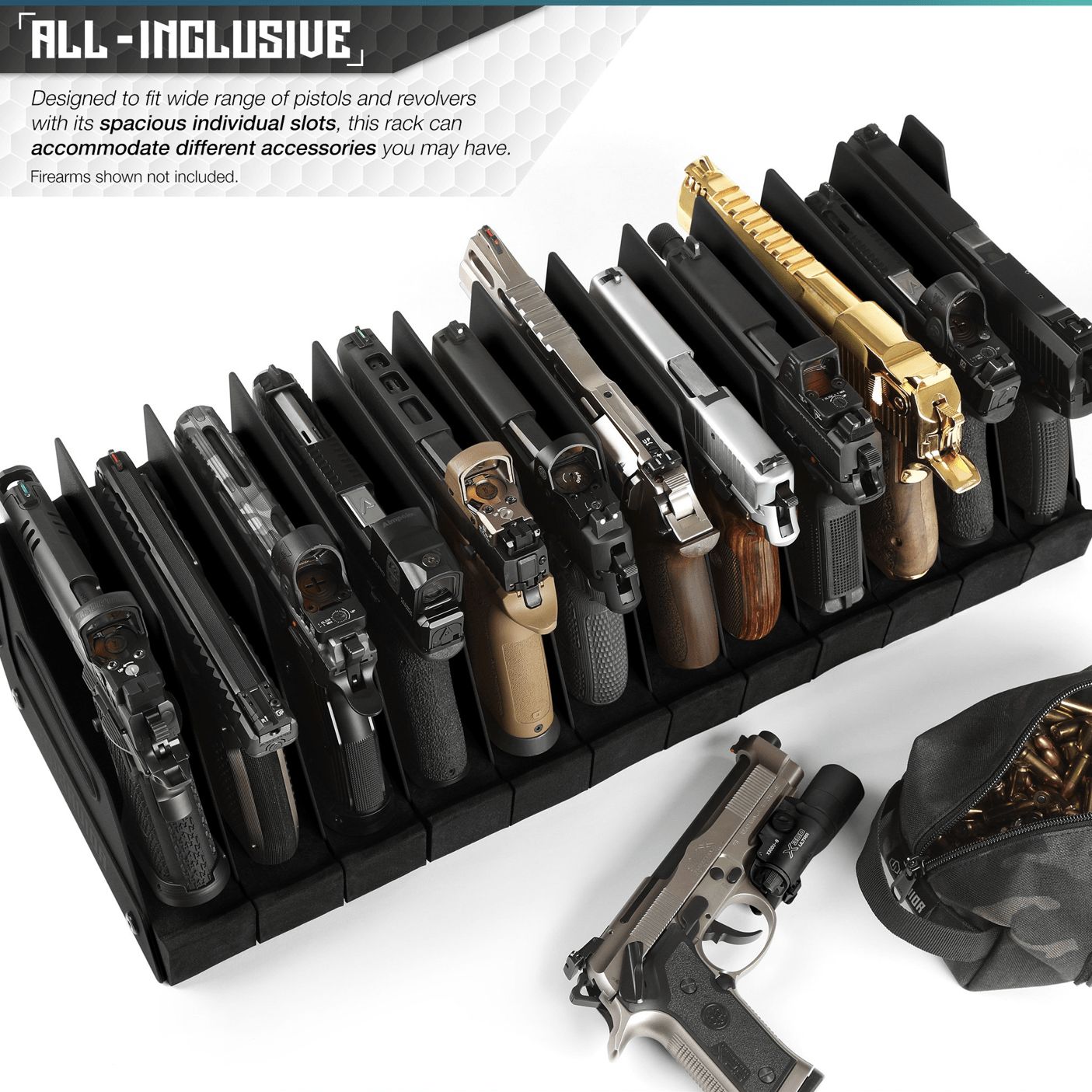 Pistol Rack (4/6/8/12 Slots) | SFT2 Tactical