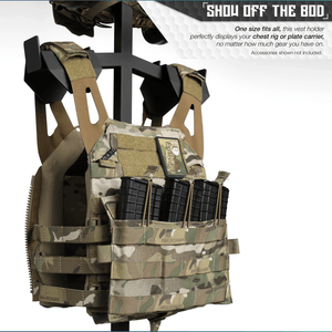 Tactical Gear Rack - (Helmet - Armor - Belt Rack)