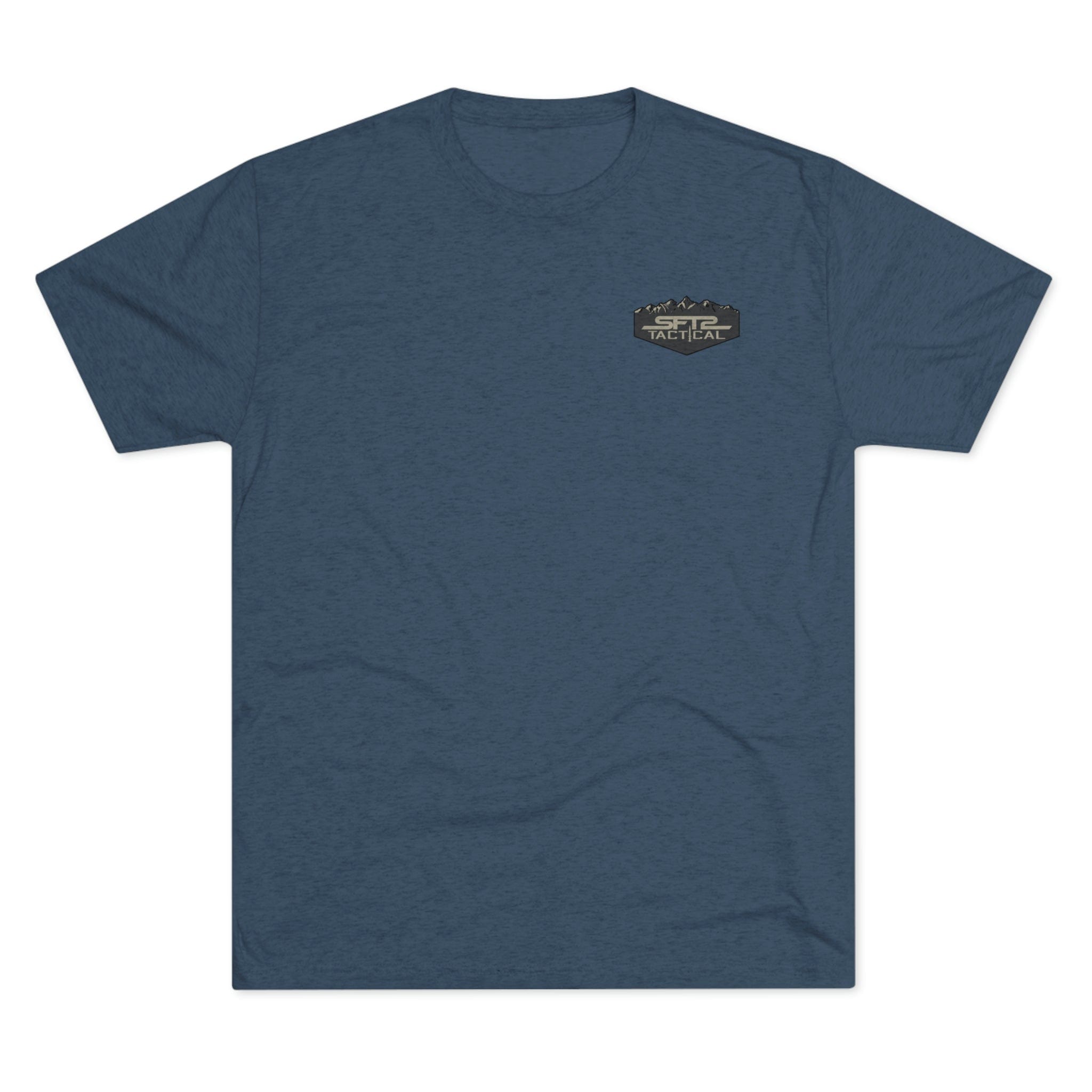 Camo Logo Mountain - Tri-Blend Crew Tee