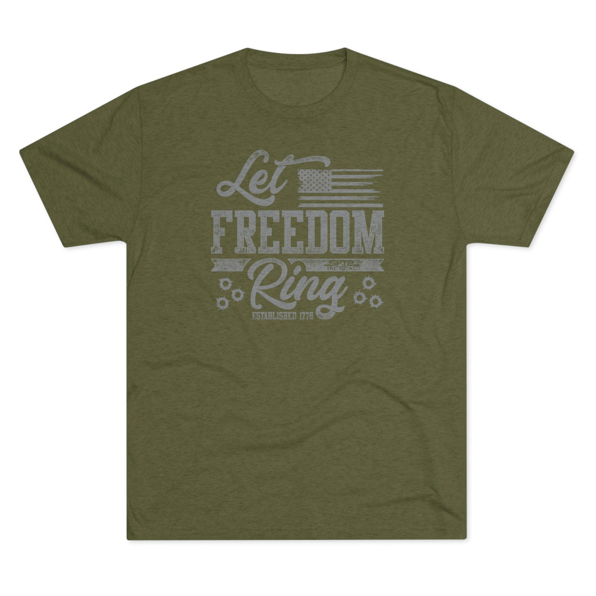 Let Freedom Ring - Tri-Blend Crew Tee