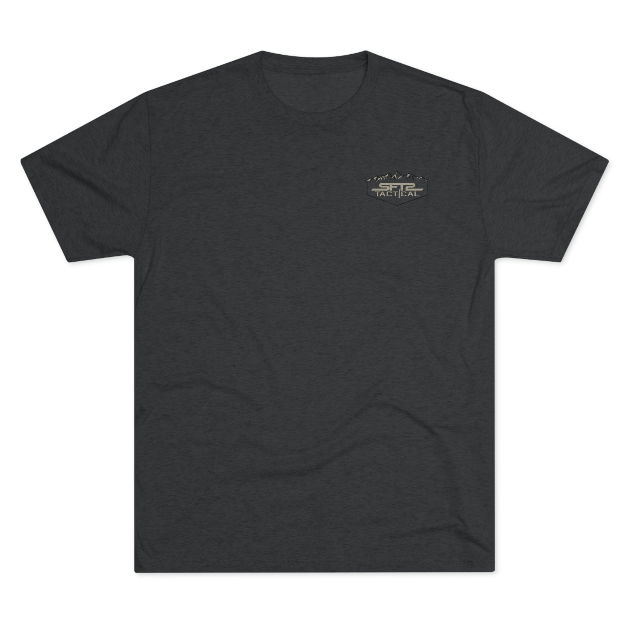 Camo Logo Mountain - Tri-Blend Crew Tee